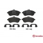 P 50 067 BREMBO Комплект гальмівних колодок дисковий гальм