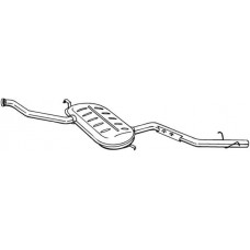 290-517 BOSAL Середній глушник вихлопних газів