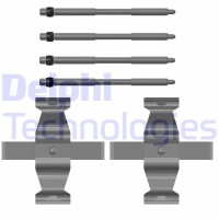 LX0782 DELPHI Комплектуючі колодки дискового гальма