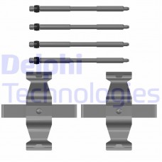 LX0782 DELPHI Комплектуючі колодки дискового гальма
