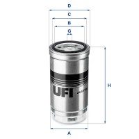 24.417.00 UFI Паливний фільтр