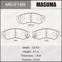 MS-2188 MASUMA Комплект гальмівних колодок