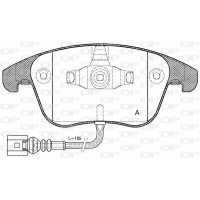 BPA1219.21 OPEN PARTS КомплеК т гальмівних колодок, дискове гальмо