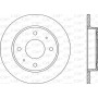 BDA2039.10 OPEN PARTS Гальмівний диск