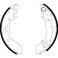 8DB 355 002-541 HELLA PAGID Комплект гальмівних колодок