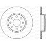 BDA2444.10 OPEN PARTS Гальмівний диск