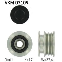 VKM 03109 SKF Механізм вільного ходу генератора