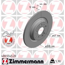 400.5545.20 ZIMMERMANN Гальмівний диск