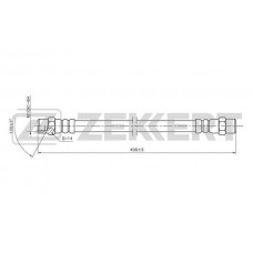 BS-9035 ZEKKERT Гальмівний шланг