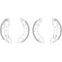 MSK015 MINTEX Комплект гальмівних колодок