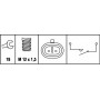 6ZF 007 671-001 HELLA Выключатель, Фара заднього ходу