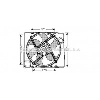 RT7525 AVA QUALITY COOLING Вентилятор охолодження двигуна
