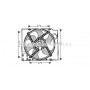 RT7525 AVA QUALITY COOLING Вентилятор охолодження двигуна