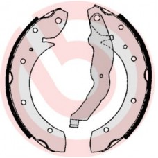 S 06 506 BREMBO Комплект гальмівних колодок