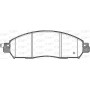 BPA1612.04 OPEN PARTS Комплект гальмівних колодок дисковий гальм