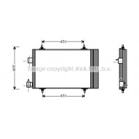 PEA5193D AVA QUALITY COOLING Конденсатор кондиціонера