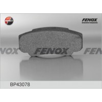 BP43078 FENOX Комплект гальмівних колодок дисковий гальм