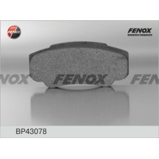 BP43078 FENOX Комплект гальмівних колодок дисковий гальм