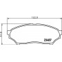 8DB 355 009-521 HELLA PAGID Комплект гальмівних колодок дисковий гальм