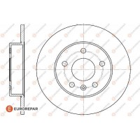 1618883180 EUROREPAR Гальмівний диск