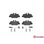 P 50 051 BREMBO Комплект гальмівних колодок дисковий гальм