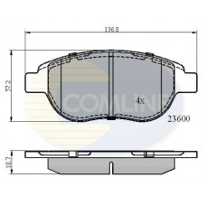 CBP01038 COMLINE КомплеК т гальмівних колодок, дискове гальмо