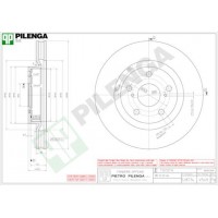 V549 PILENGA Гальмівний диск