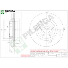 V549 PILENGA Гальмівний диск
