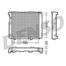 DRM17068 DENSO Радіатор охолодження двигуна