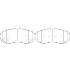 FP2437 FIT Комплект гальмівних колодок дисковий гальм