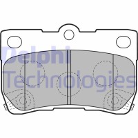 LP2130 DELPHI Комплект гальмівних колодок дисковий гальм