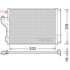 DCN41004 DENSO Конденсатор кондиціонера