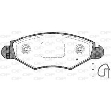 BPA0643.20 OPEN PARTS КомплеК т гальмівних колодок, дискове гальмо