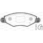 BPA0643.20 OPEN PARTS КомплеК т гальмівних колодок, дискове гальмо