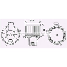 FT8465 AVA QUALITY COOLING Вентилятор салону