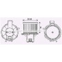 FT8465 AVA QUALITY COOLING Вентилятор салону