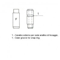 01-1268 METELLI Направляющая втулка клапана