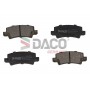 324560 DACO Germany Комплект гальмівних колодок дисковий гальм