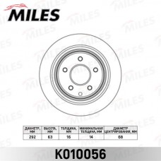 K010056 MILES Гальмівний диск
