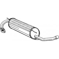 228-003 BOSAL Глушник вихлопних газів кінцевий