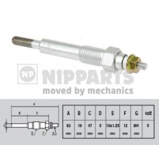 J5719004 NIPPARTS Свічка розжарювання