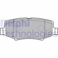 LP2172 DELPHI КомплеК т гальмівних колодок, дискове гальмо