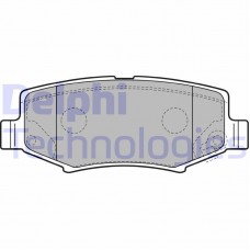 LP2172 DELPHI КомплеК т гальмівних колодок, дискове гальмо