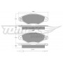 TX 11-751 TOMEX Brakes КомплеК т гальмівних колодок, дискове гальмо