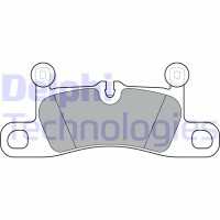 LP3298 DELPHI Комплект гальмівних колодок дисковий гальм