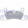 LP3298 DELPHI Комплект гальмівних колодок дисковий гальм