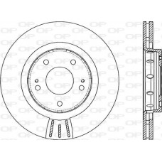 BDR2087.20 OPEN PARTS Гальмівний диск