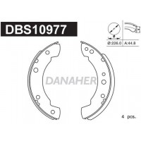 DBS10977 DANAHER Комплект гальмівних колодок