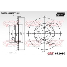 871096 MAXTECH Гальмівний диск