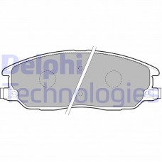 LP1769 DELPHI КомплеК т гальмівних колодок, дискове гальмо